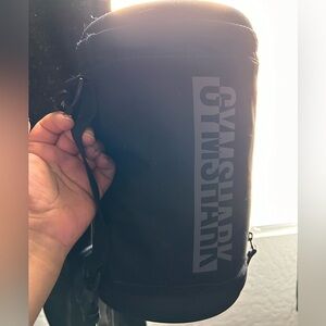 Gymshark Mini Barrel Gym Bag, with a phone pocket